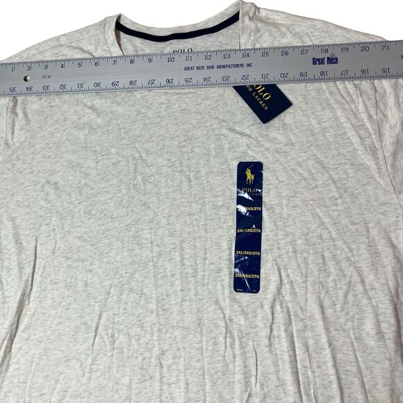 Polo Ralph Lauren T-Shirt Mens 2XL Grey Cotton Short Sleeve Pony Basic Casual - Picture 6 of 9